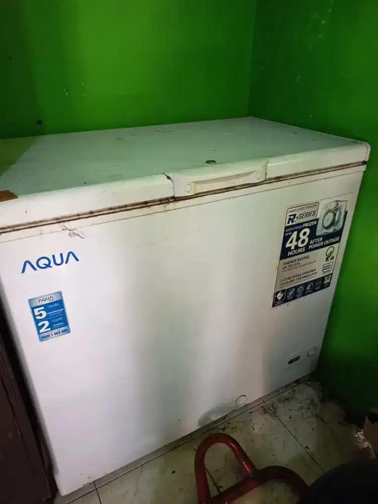 Jual freezer box Aqua 200L