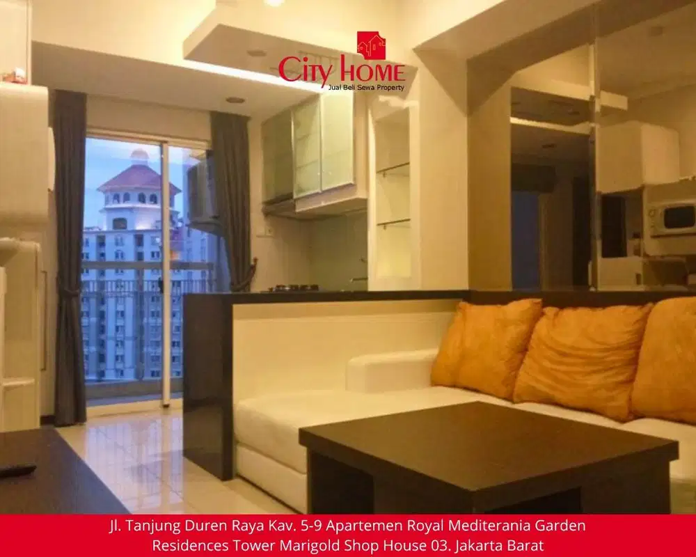 Sewa Apartemen Furnished di Royal Mediterania Garden Residences