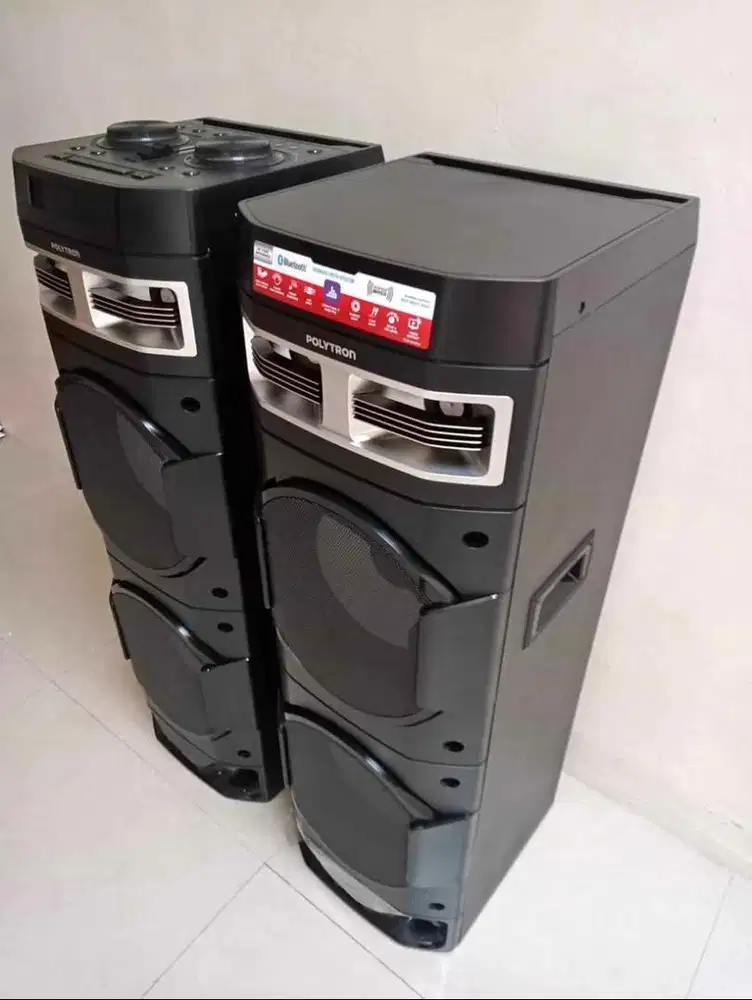 Speker aktif politron,tipe pas 10D28 sudah bluetooth