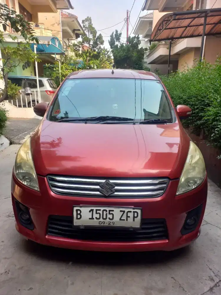 Suzuki Ertiga GX 2014 Matic Merah Pribadi Murah Tangan Pertama