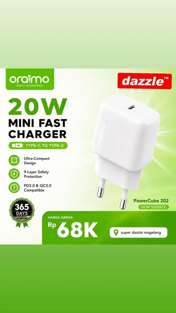 Tc oraimo ocw 5202ECC white