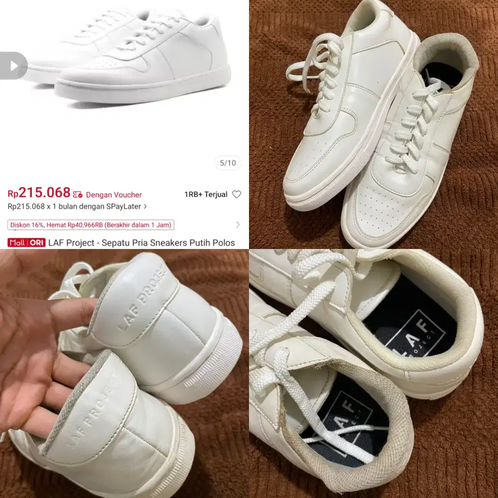 Sepatu berbagai ukuran