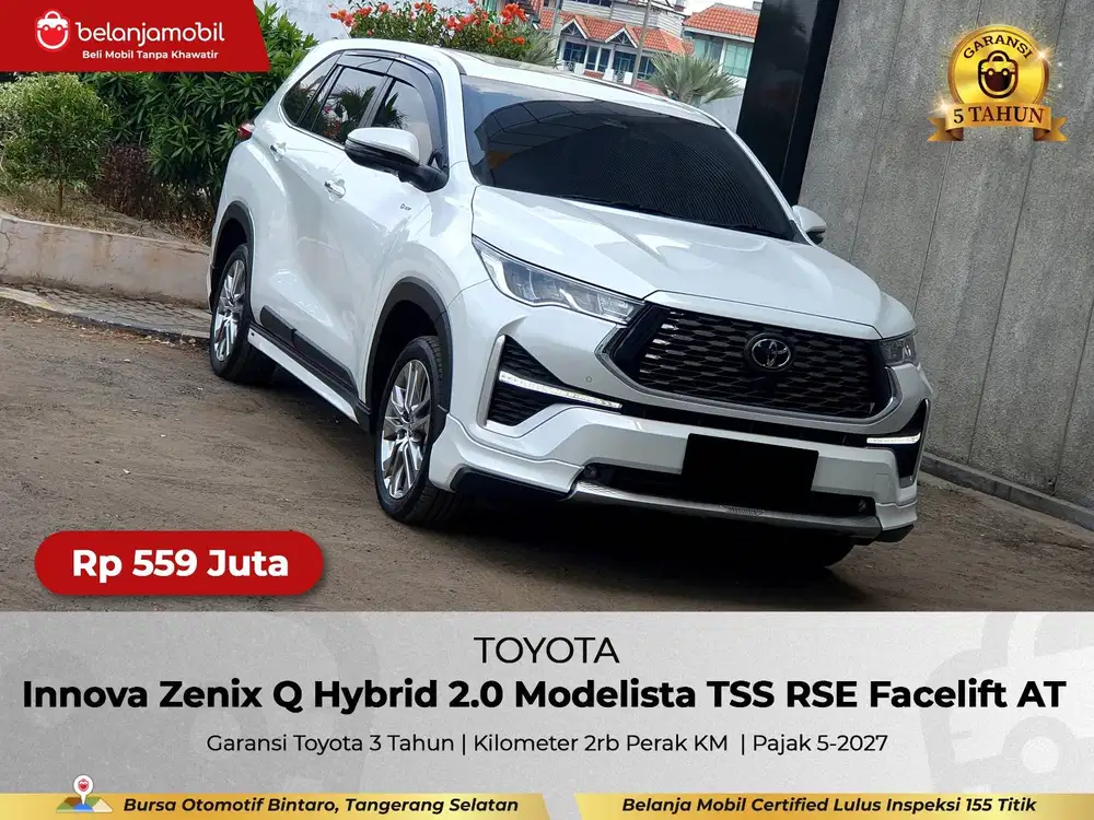 [LOW KM 2RB] Toyota Innova Zenix Q Hybrid 2.0 TSS Facelift 2026/2025