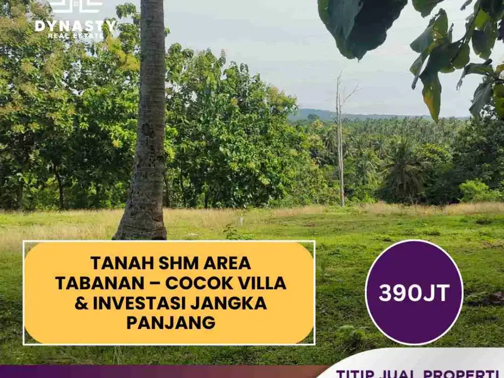 BUC TANAH MURAH VIEW CANTIK – TABANAN, BALI
