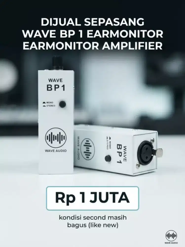 sepasang IEM WAVE BP1