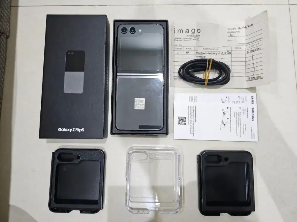 Samsung Z Flip 5 8/256 SEIN Resmi Fullset Like New Flip5 nt Zflip 4
