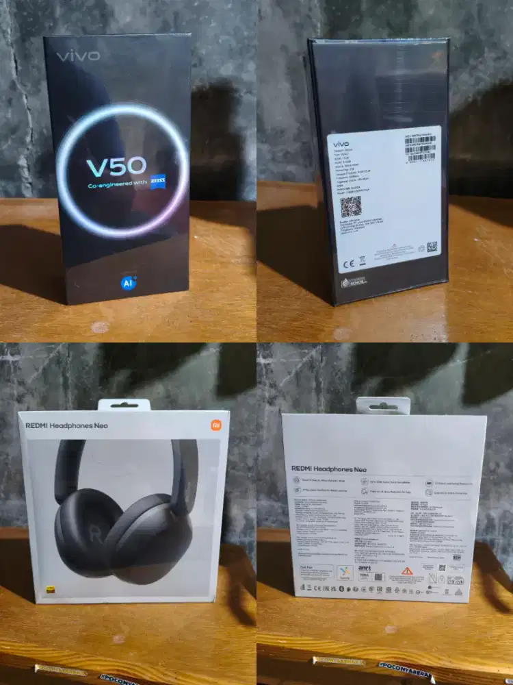 Vivo V50 12/512 BARU BNIB + HEADPHONE NYA