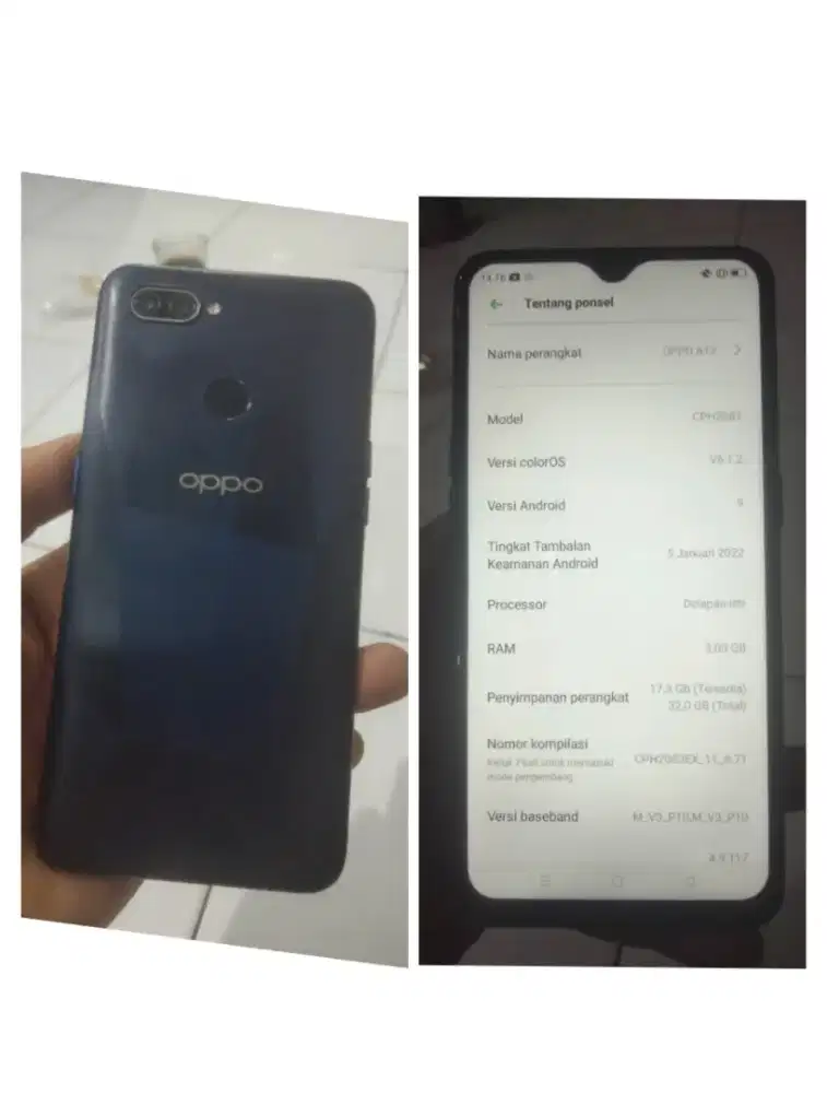 Oppo A12 Ram 3/32gb