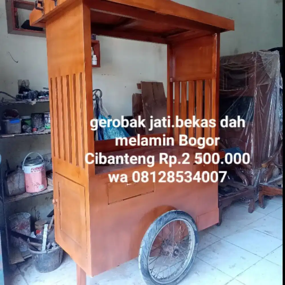 Getobak kayu jati bekas dah dimelamin seperti baru cibanteng
