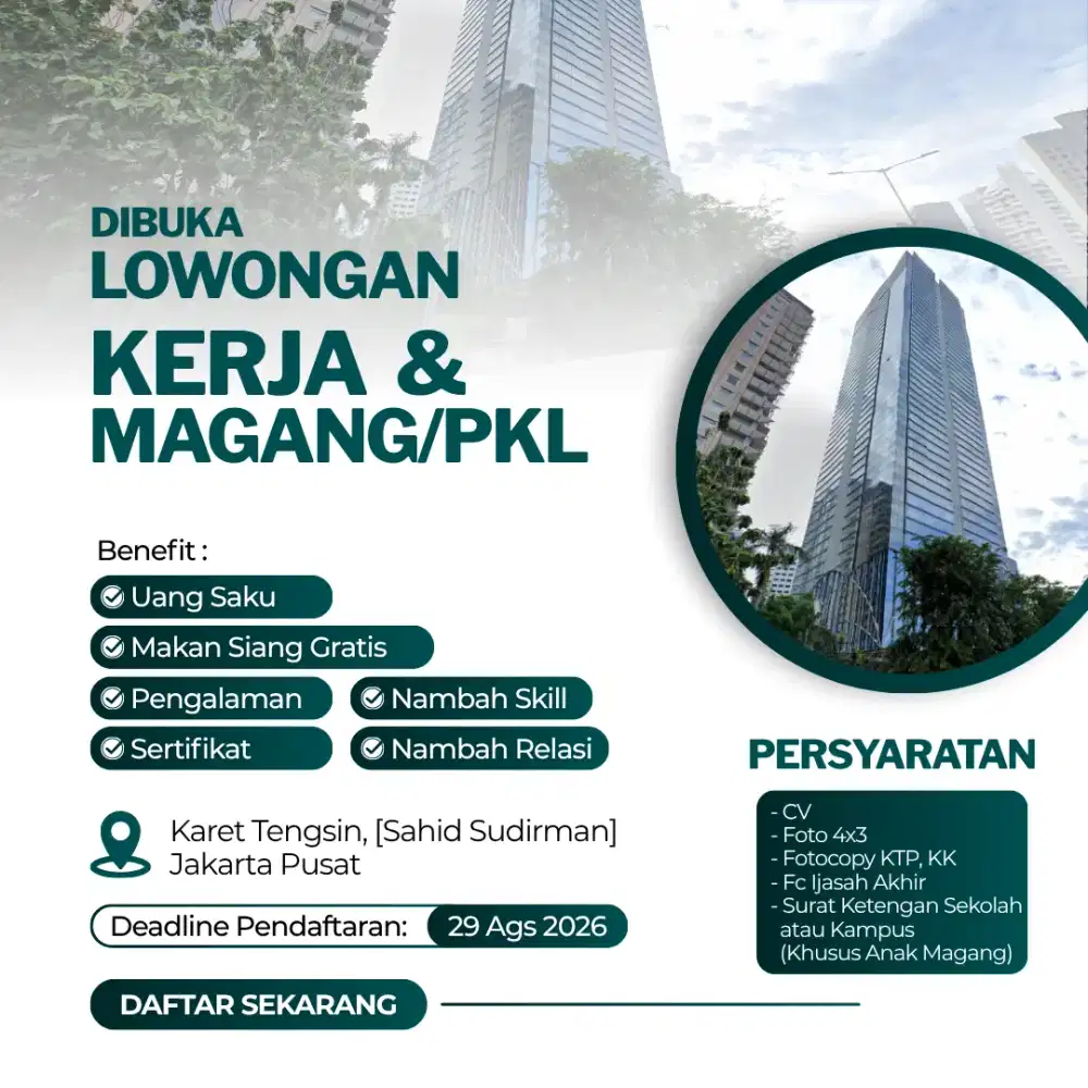 Loker Marketing [JAKARTA PUSAT]