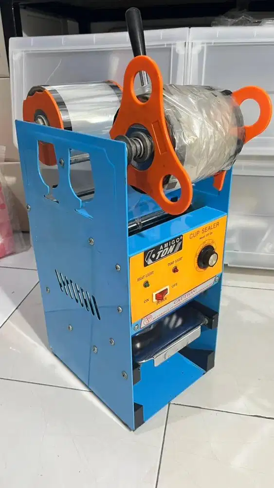 Mesin press cup sealer eton amigo ton