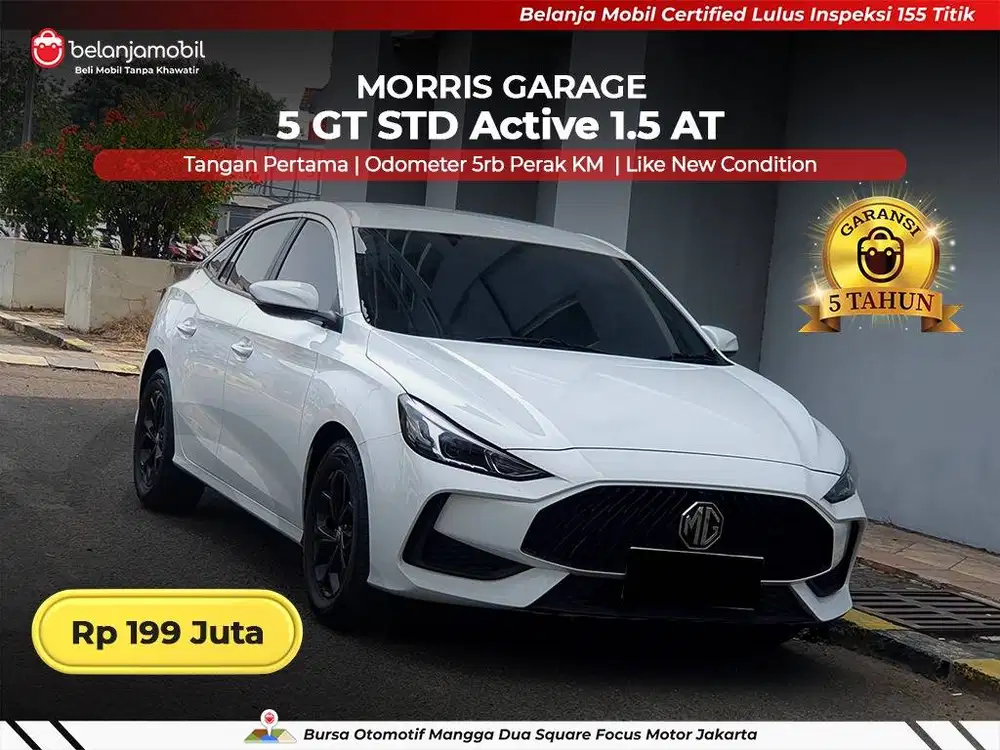 [ LOW KM 5RB ] MG Morris Garage 5 GT 5GT STD Active 1.5 AT 2024 2025