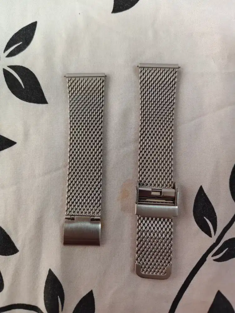 Strap Bracelet Mesh By MILTAT Original 21mm Quick Springbar Like New