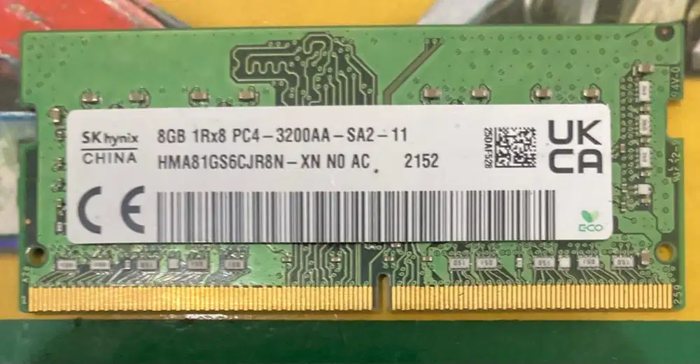 Fs: sodimm 8gb hynix 3200 Mhz