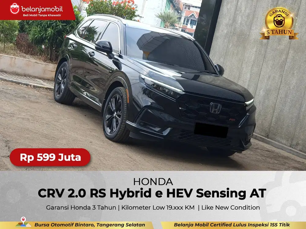 [LOW KM 19RB] Honda CR-V CR V CRV 2.0 RS Hybrid HEV Sensing 2024/2025