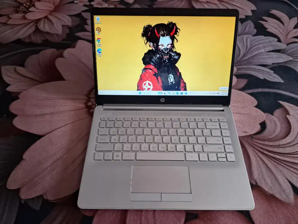 Laptop hp athlon gold 3150u, ram 4gb, ssd 256gb, win 11 siap pakai