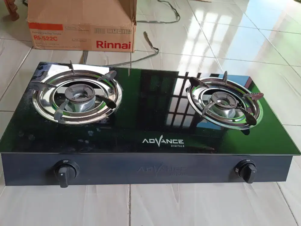 Kompor 2 tungku advance
