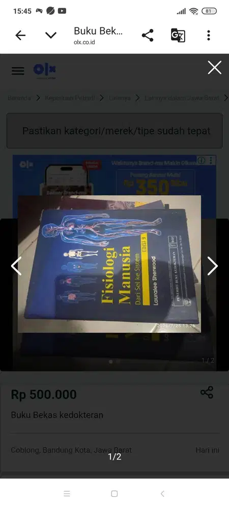 Buku bekas kedokteran