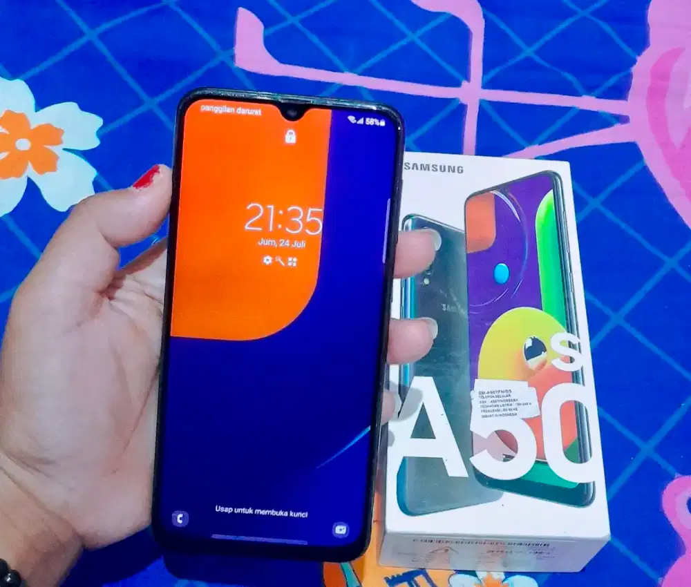 Samsung Galaxy a50s ram 4/64 Fullset