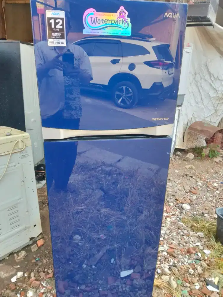 Jual kulkas 2 pintu merk aqua