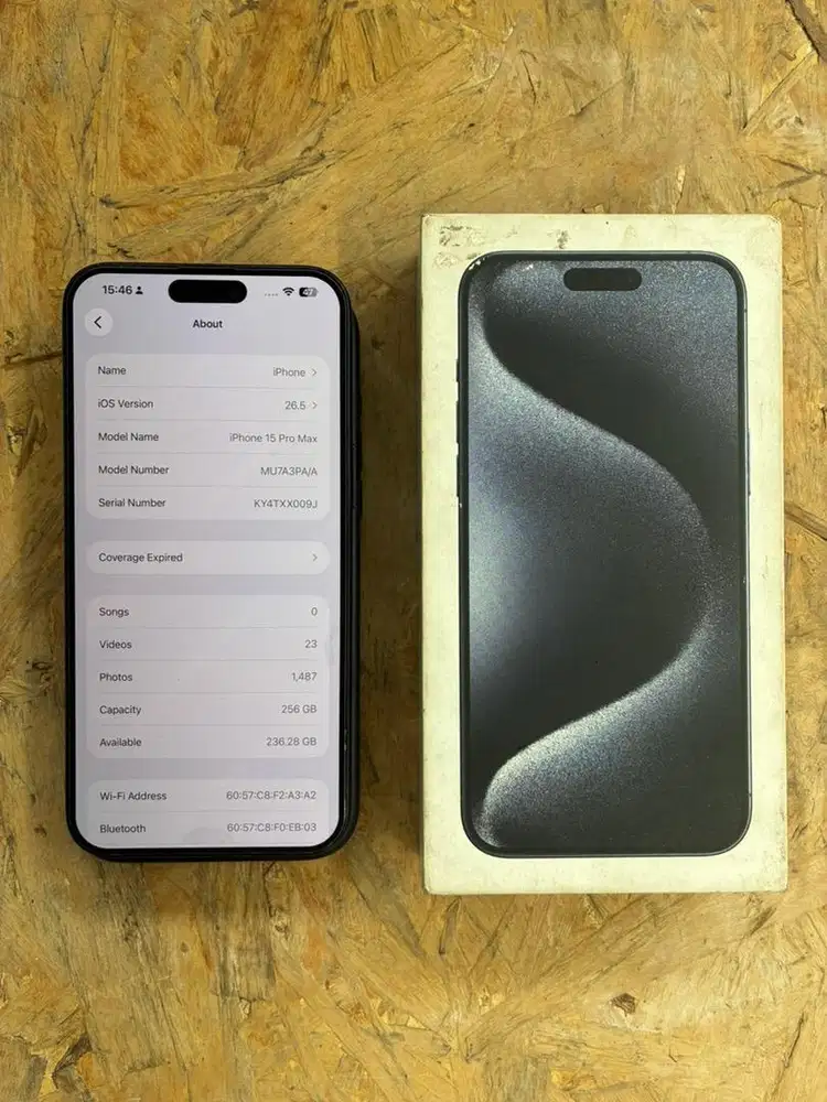 iphone 15 Pro Max 256gb iBox
