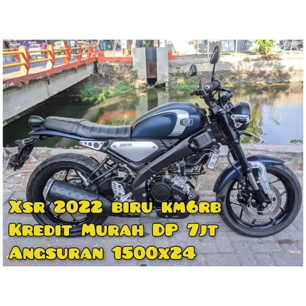 Xsr 2022 biru doff km6rb Seperti Baru