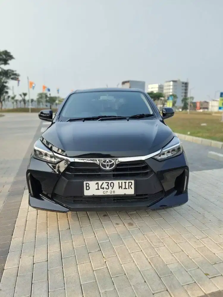 tdp 20 jt km 30 rb Toyota Agya G AT facelift 2023 hitam