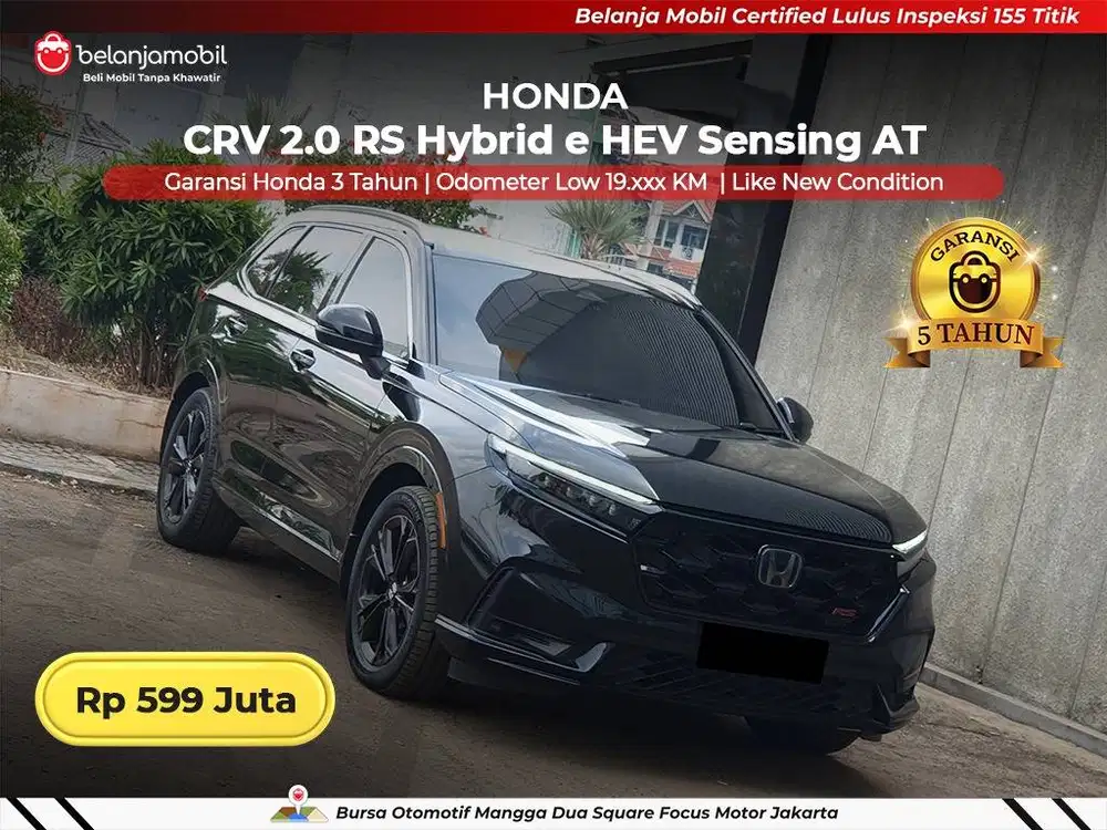 [LOW KM 19RB] Honda CR-V CR V CRV 2.0 RS Hybrid HEV Sensing 2024 2025