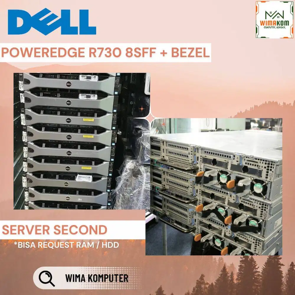SERVER DELL R730 8 SFF 2x XEON E5-2699v4 88 CORE RAM 64GB SAS 2.4TB