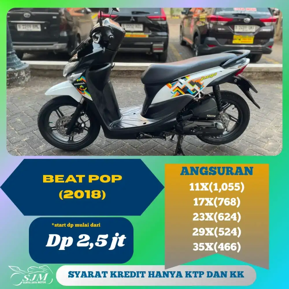 HONDA BEAT POP CW 2018 CASH & KREDIT