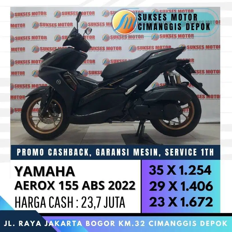 DP 700 AEROX 155 C ABS 2022 CASH KREDIT COVER JABODETABEK