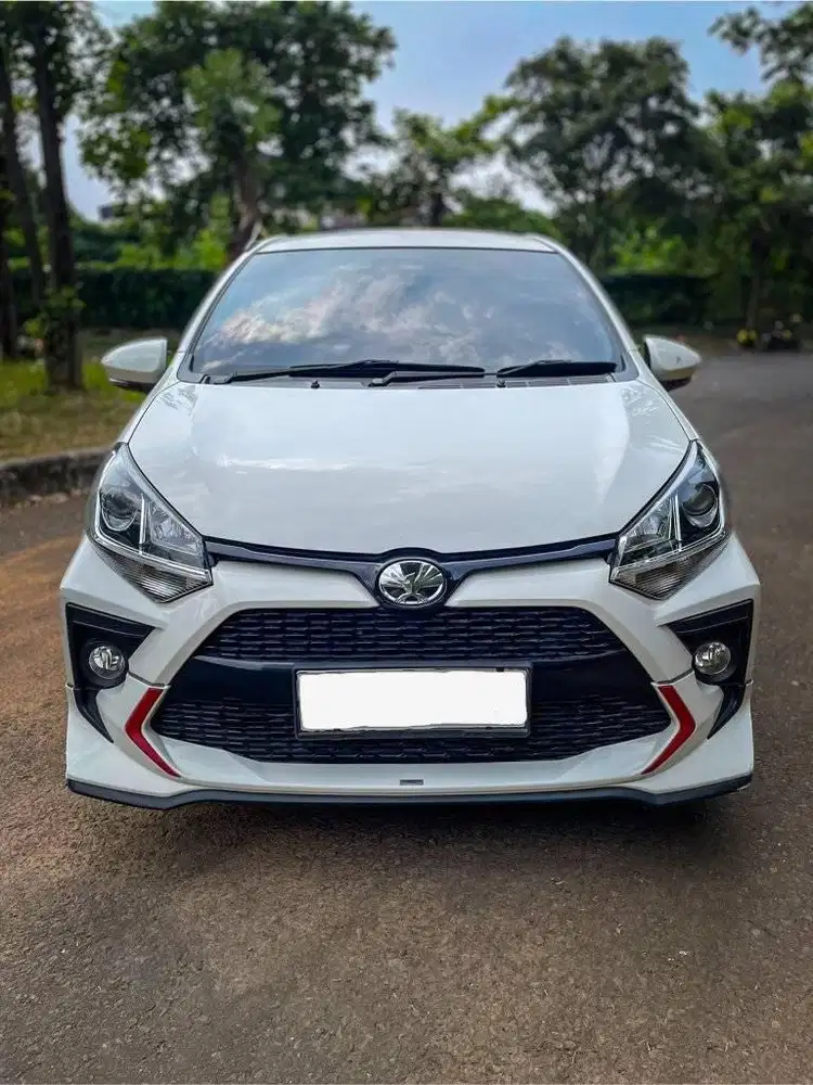 TOYOTA AGYA TRD AT 2021 PUTIH KM 24RB