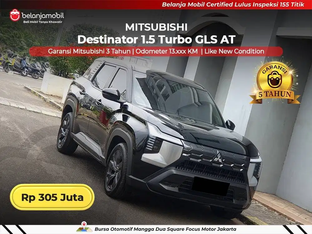 [ GARANSI 5TH ] Mitsubishi Destinator 1.5 Turbo GLS AT 2025 2026