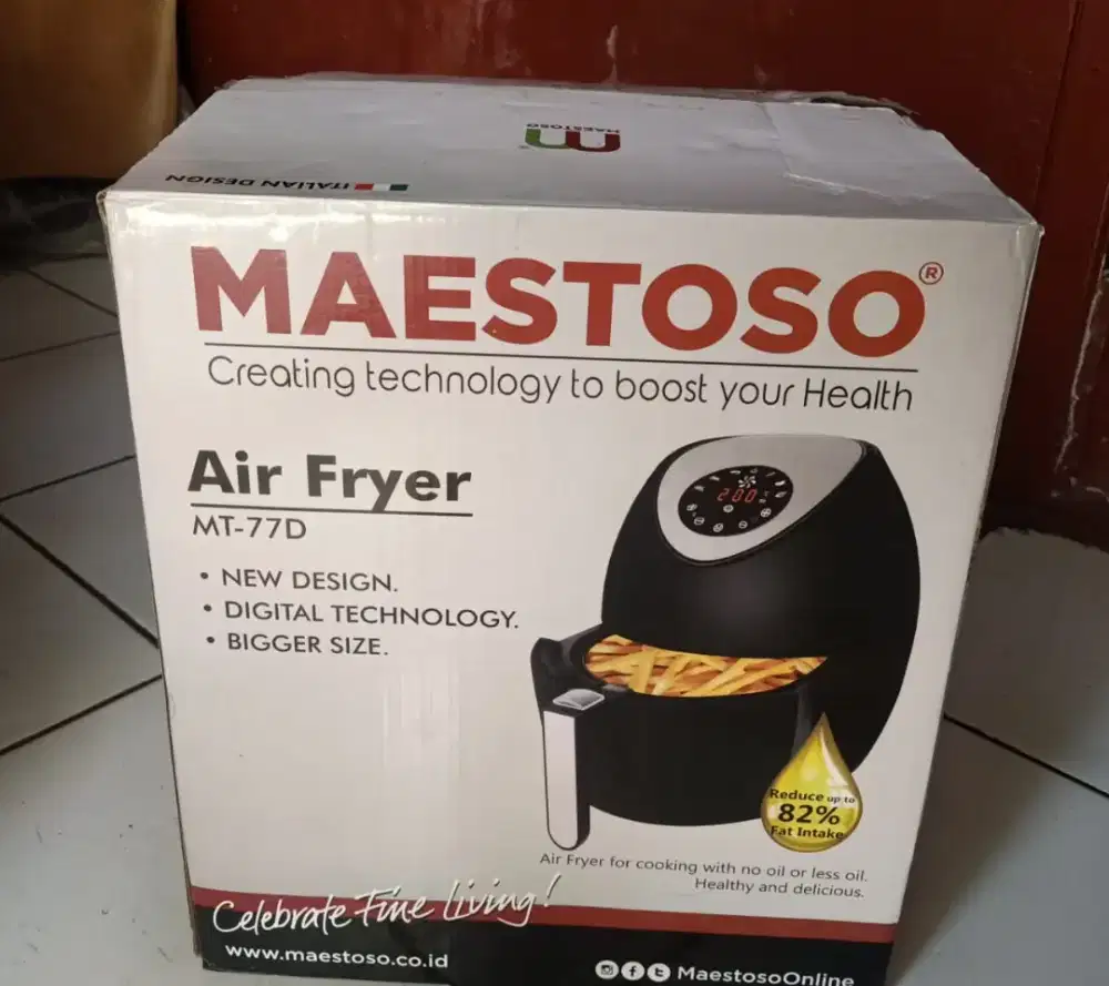 Airfryer maestoso mt77d