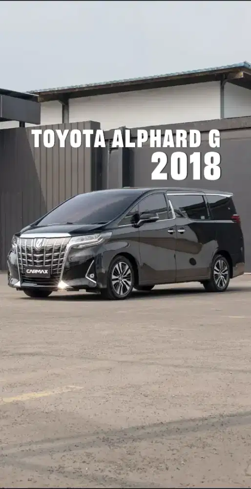Toyota Alphard G Bensin 2018