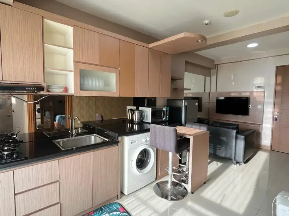 Disewakan 2BR Oak Tower A – Lantai 12, View Barat, Fasilitas Bintang 5, Pulo Gadung