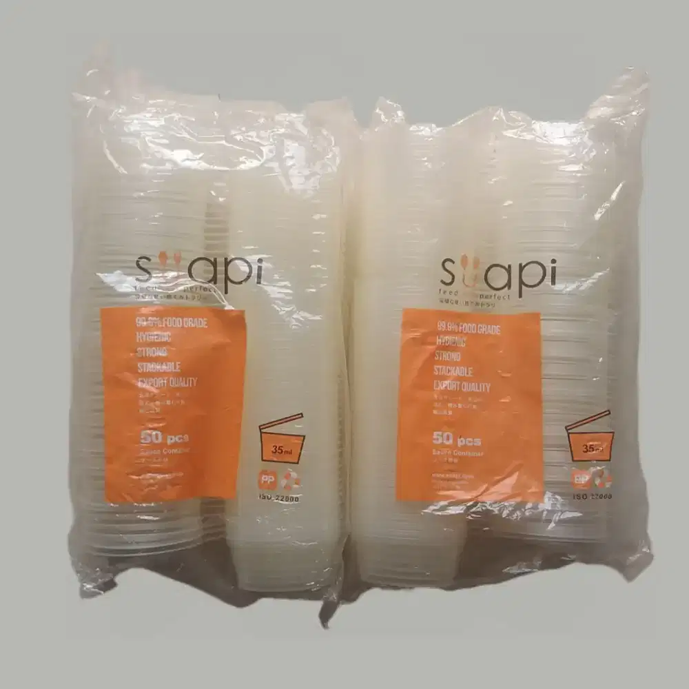 [DIJUAL BORONGAN] Sauce Cup 35ml SUAPI - Jumlah 100 pcs
