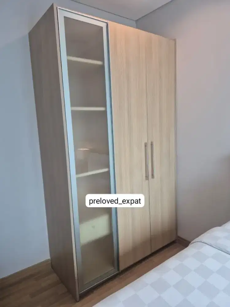 Lemari 3 pintu besar uk 140x63x 240cm