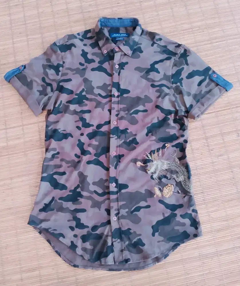 Kemeja Camo Zara Man