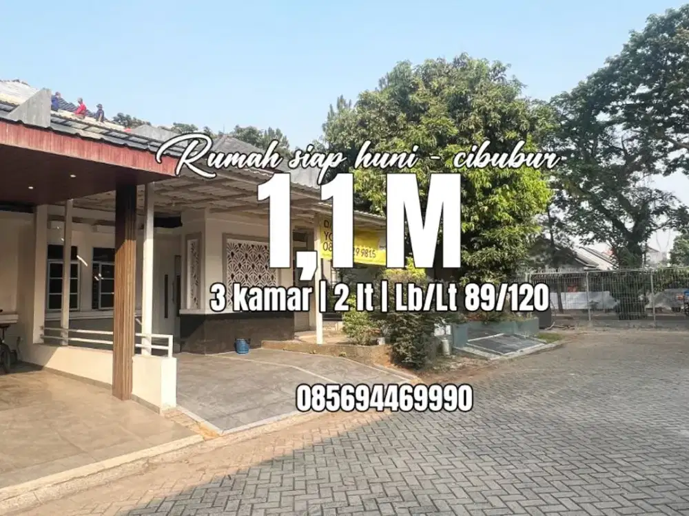 Dijual cepat rumah asri 2 lantai Harga terjangkau dan posisi strategis