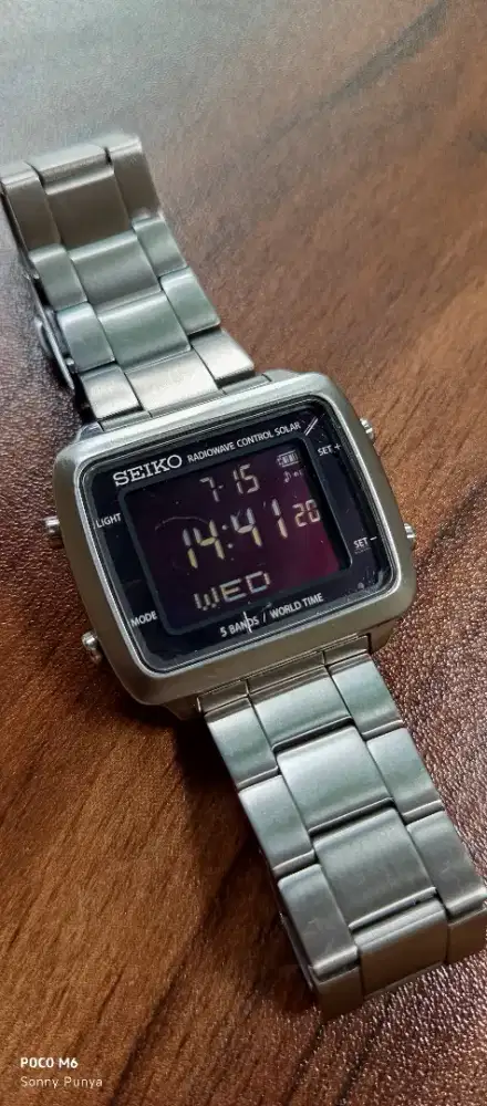 Seiko JDM Spirit Digital Solar Atomic