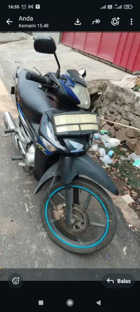 Di jual motor Honda Supra x 125