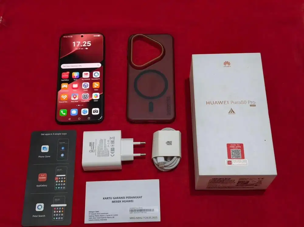Huawei Pura 80 pro Blazed Black fullset resmi