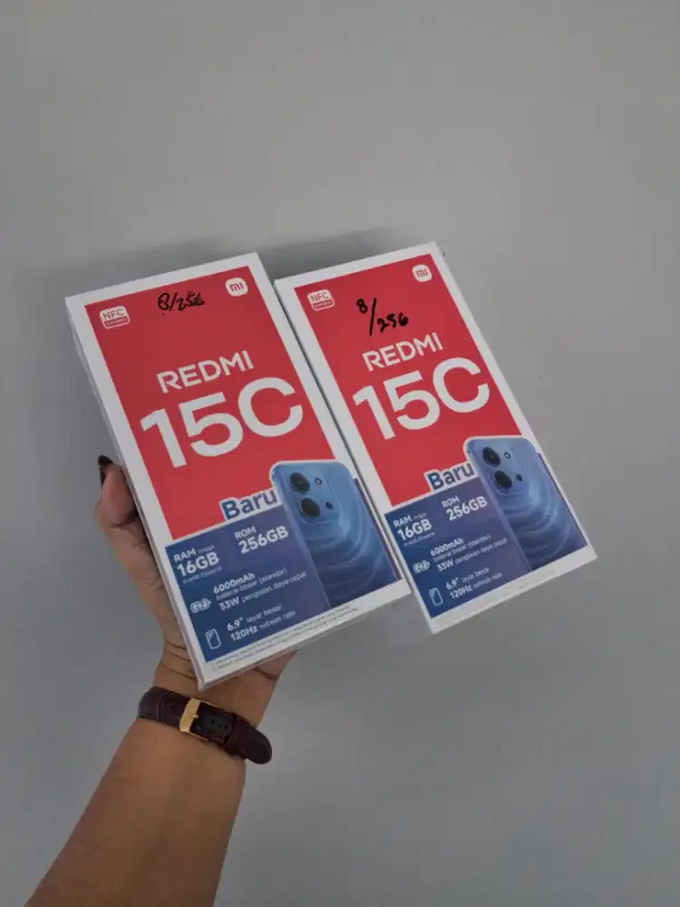 ‼️PROMO REDMI 15C TERMURAH GARANSI 15 BULAN‼️