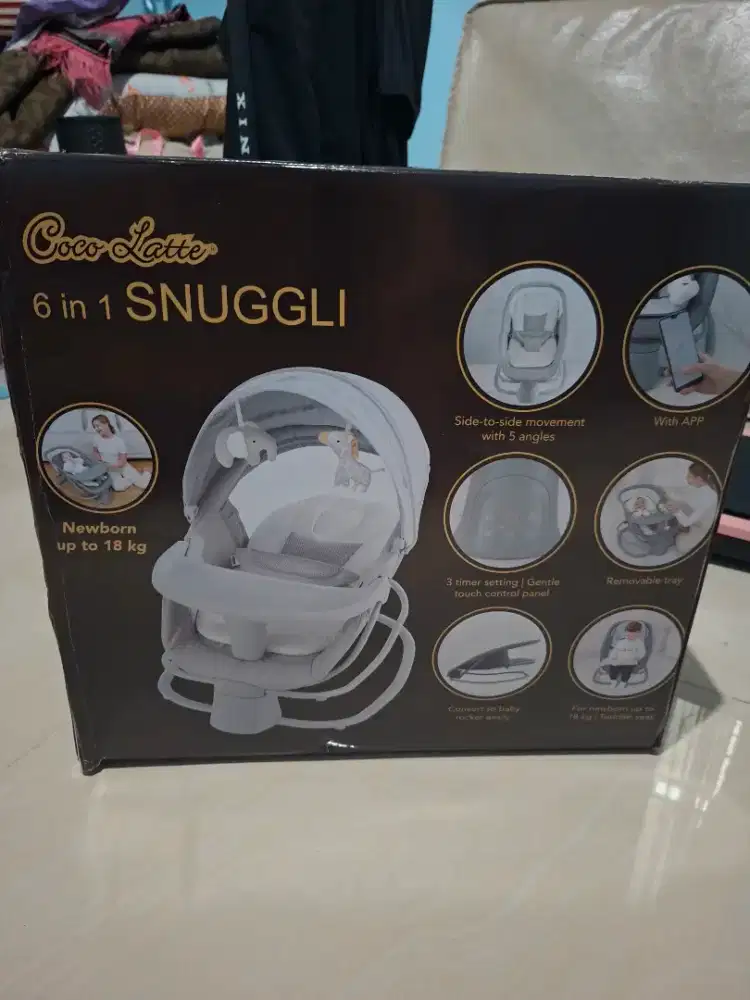 Baby swing coco latte 6 in 1 snuggli