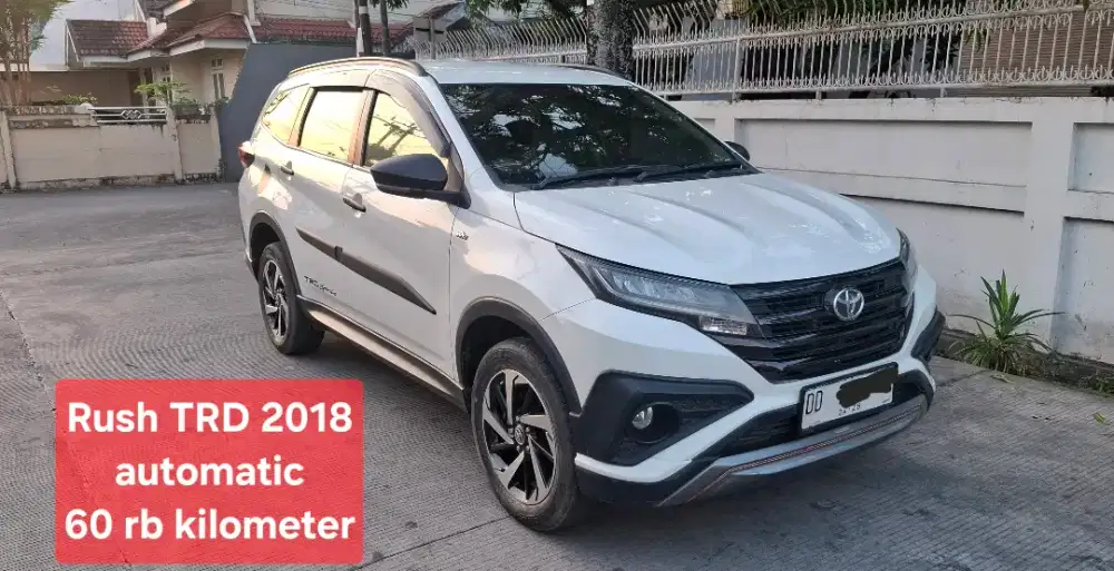 Rush TRD automatic 2018, 60 ribu kilometer