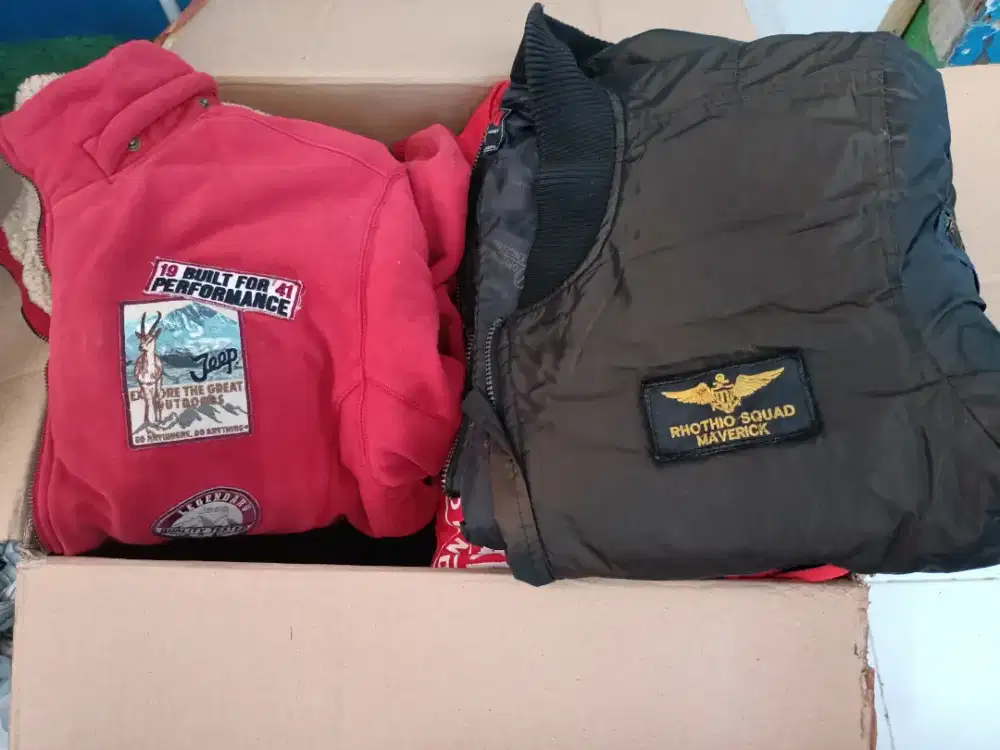 Jaket sweter dewasa & anak