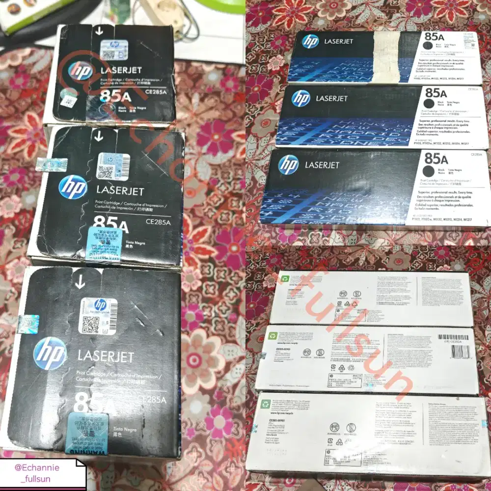 WTS LASERJET HP 85A BLACK NOIRE TINTA NEGRA PRINT CARTRIDGE CE285A