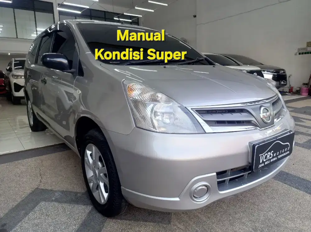 Nissan grand livina manual 2012 silver gran mt m/t sv antik surabaya