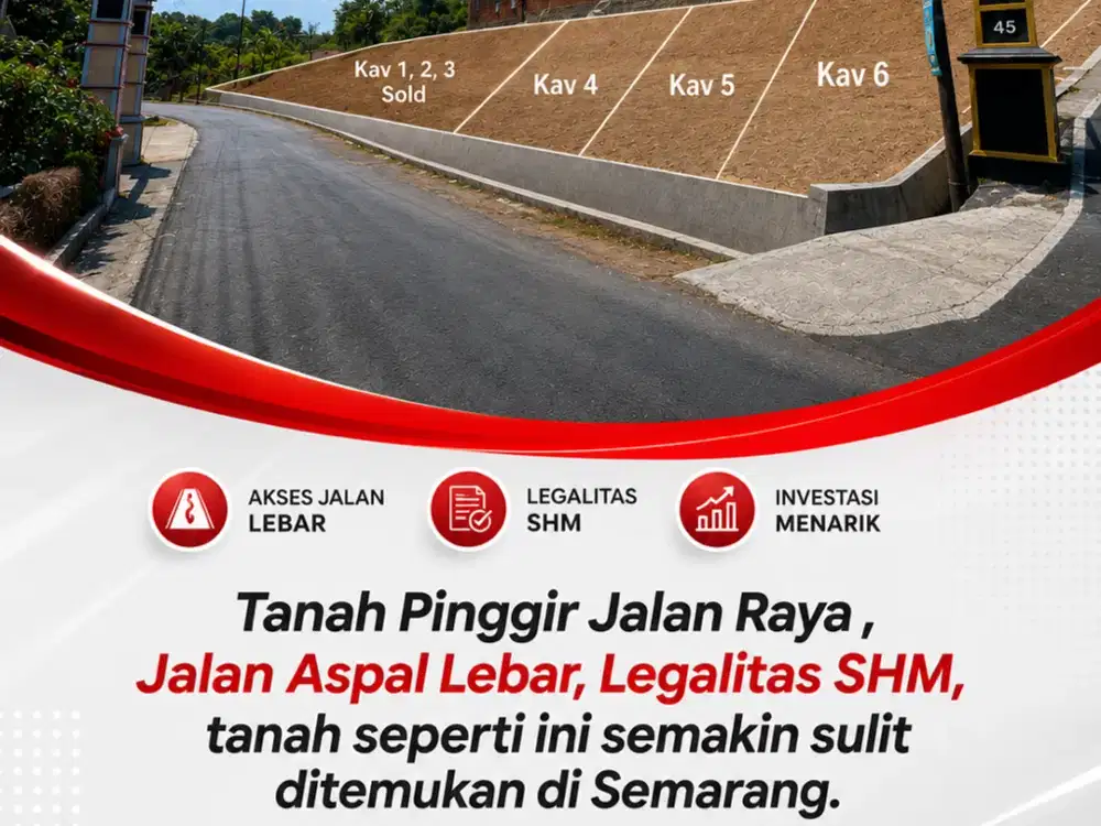 Tanah jangli banteng kedungmundu dekat candi golf